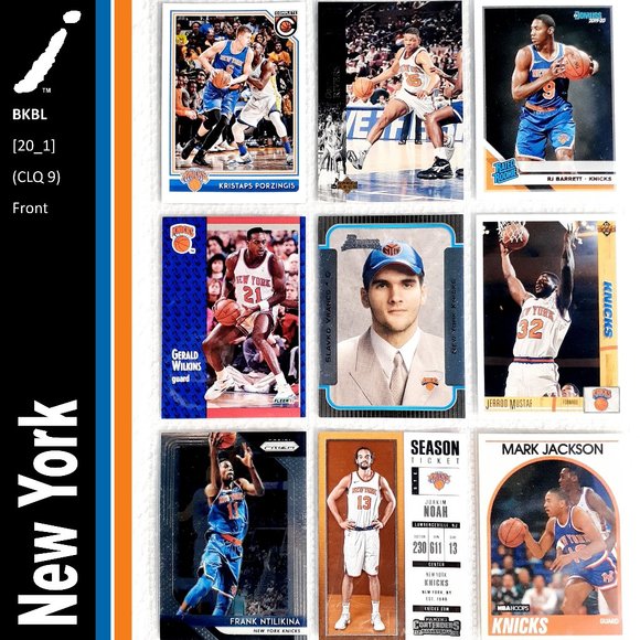 NBA Other - New York Knicks 9 Card Lot - BKBL [20_1]